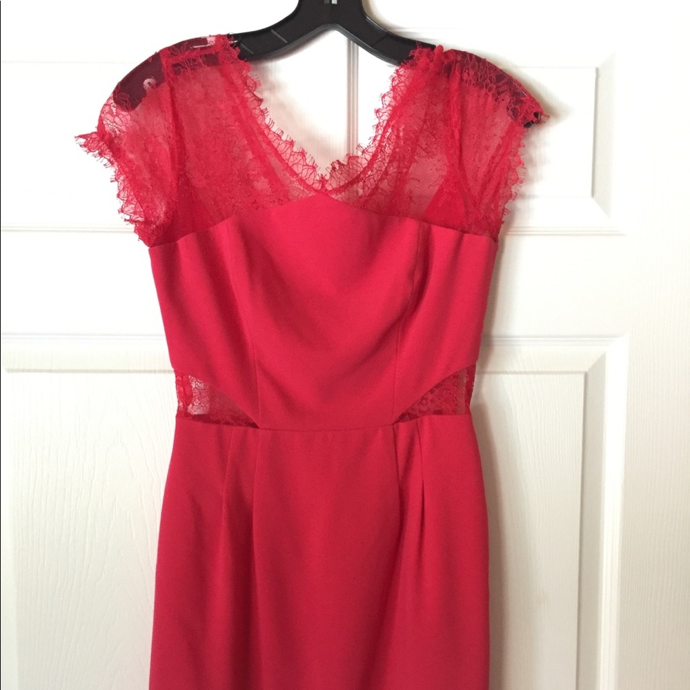BCBG MAXAZRIA Red Dress
